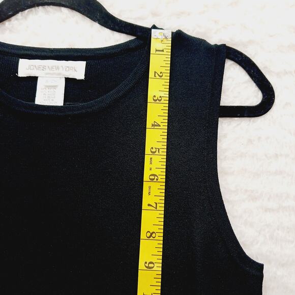 Tank Sweater Size S Black Minimalist Capsule Wardrobe Quiet Luxury Chic Office - Picture 5 of 10